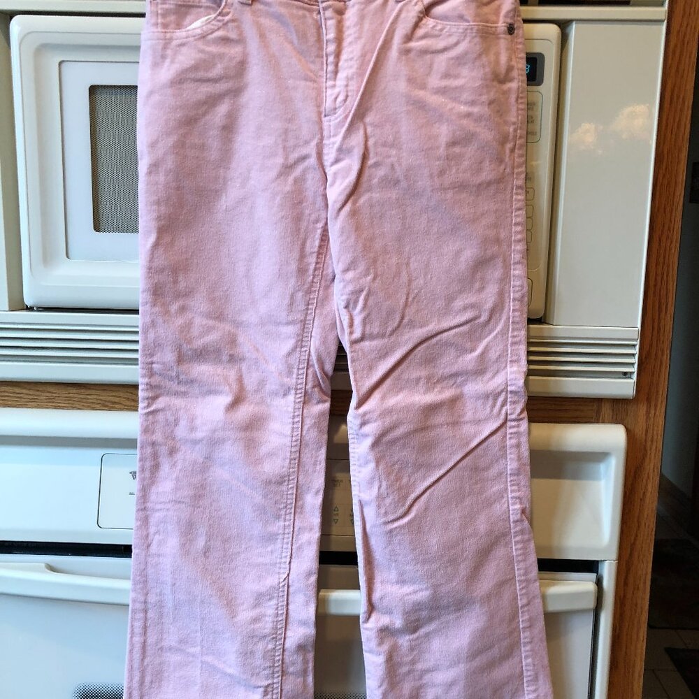 Old Navy Girl's Corduroy Pants Pink Sparkle 14